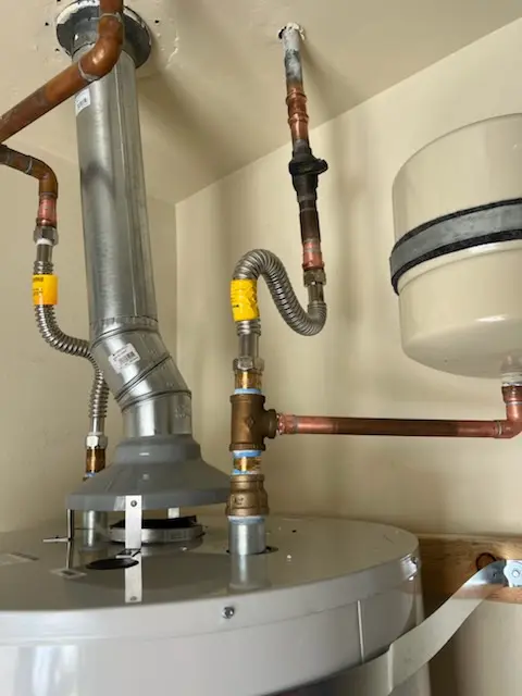 Water heater installation and plumbing repair in St. Michael